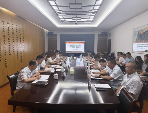 北辰電氣集團(tuán)黨總支開展“講政治講大局守規(guī)矩守底線”主題黨日活動(dòng)?